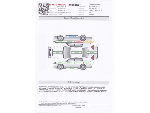 Sahibinden Skoda SuperB 1.6 TDI Elegance 2015 Model 