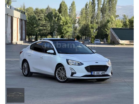 2020 FOCUS 1.5 ECOBLUE TİTANYUM CAM TAVAN+ISITMA HATASIZ BOYASIZ