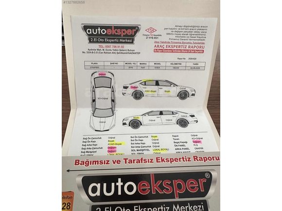 2018 1.6 MULTIJET OTOMATİK EGEA EASY PLUS 181.000 km DE