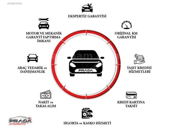 PRADA OTOMOTİV'DEN"BOYASIZ DEĞİŞENSİZ "0.69 KREDİ ORANI" %20 KDV