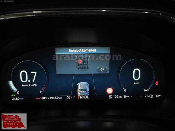 BAYRAKLAR'DAN 2025 FORD FOCUS 1.5 ECOBLUE TİTANİUM X BOYASIZ