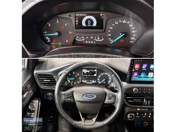 2020 FORD FOCUS 1.5 EcoBlue TREND X MAVİ EKRAN-JANT-SİS-LED NEON