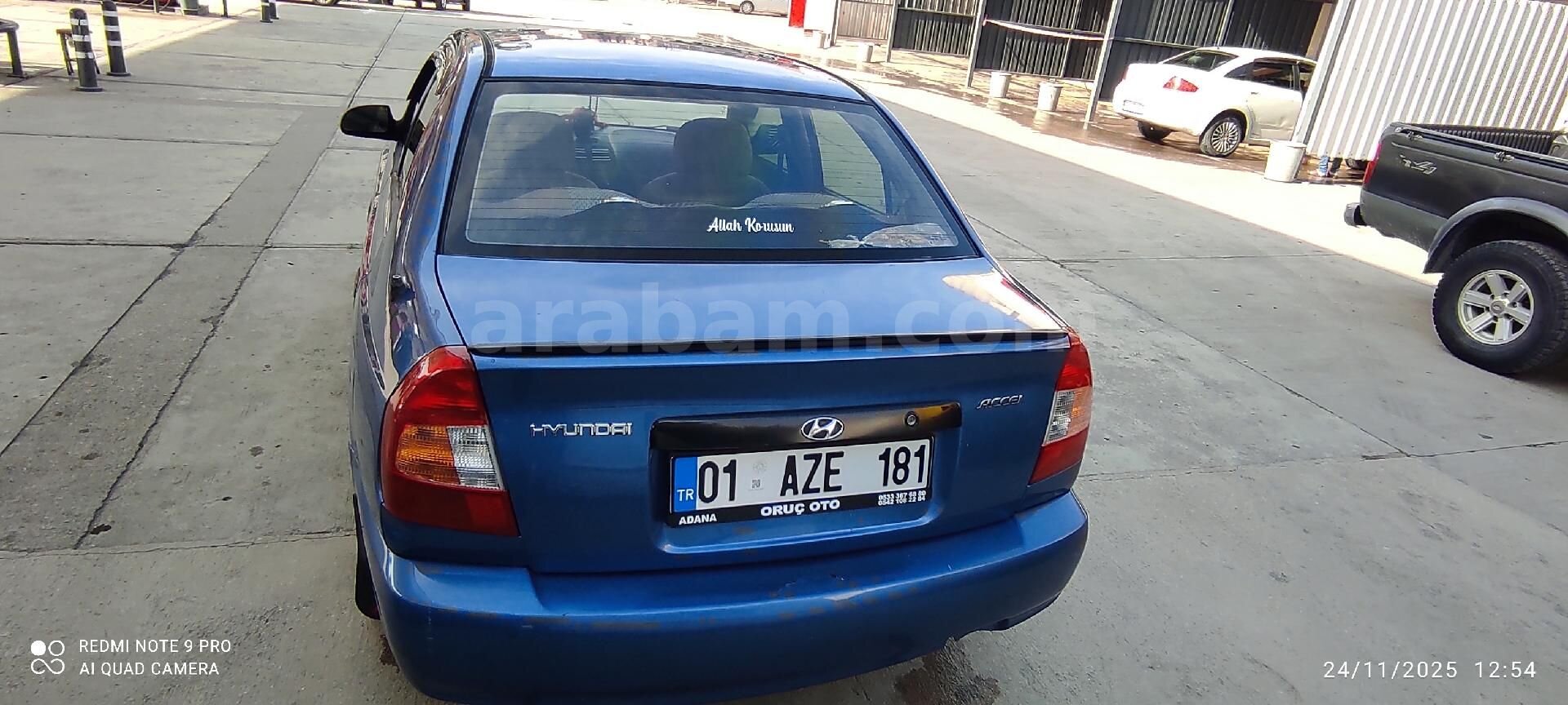 Sahibinden Hyundai Accent 1.3 LX 2001 Model Adana 6