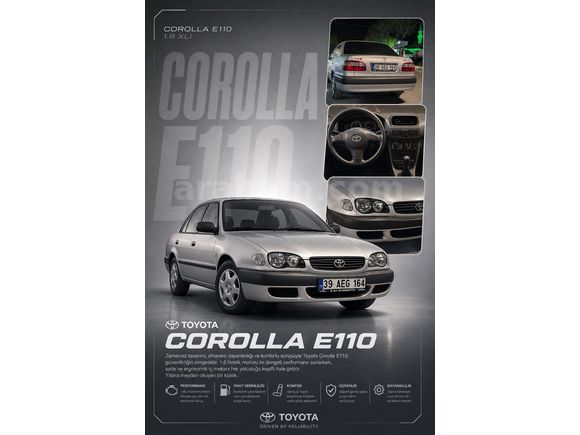 Sahibinden Toyota Corolla 1.6 Terra 2002 Model