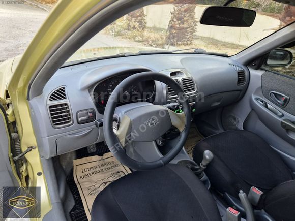 2000 MODEL 1.3 HYUNDAI ACCENT MILENYUM KASA TAKAS OLUR