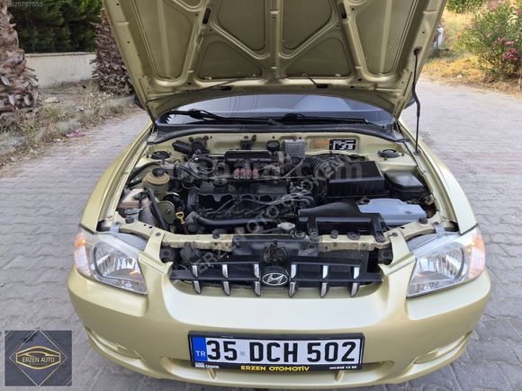 2000 MODEL 1.3 HYUNDAI ACCENT MILENYUM KASA TAKAS OLUR
