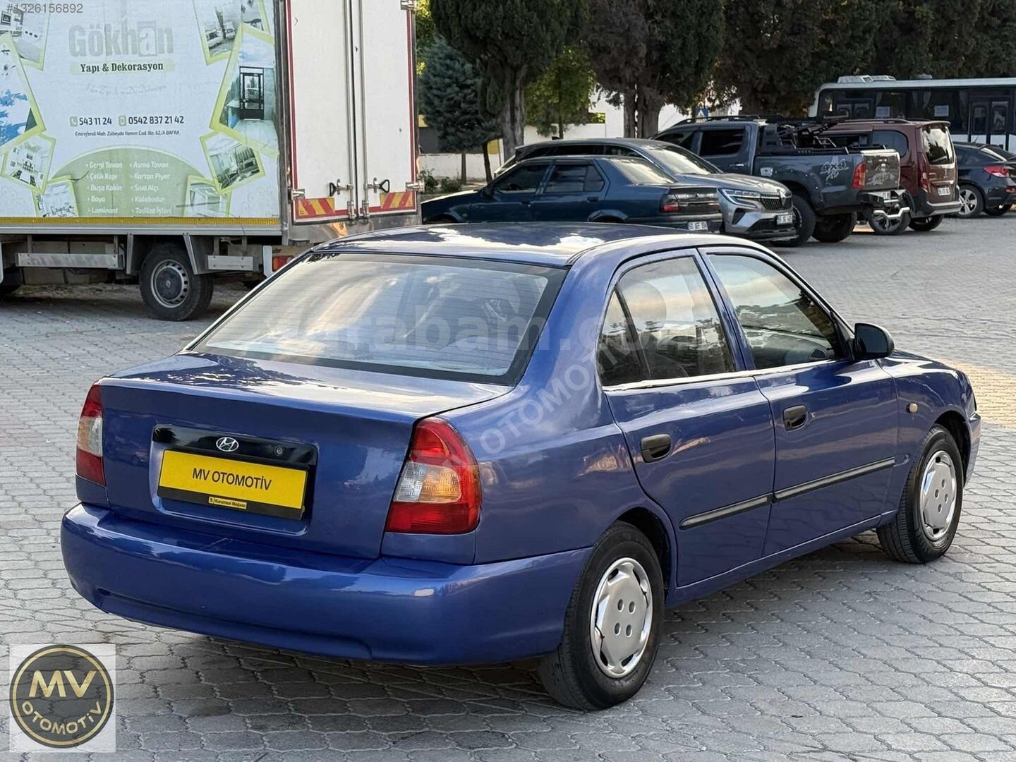 Galeriden Hyundai Accent 1.3 LX 2000 Model Samsun 293.000 km Mavi 7