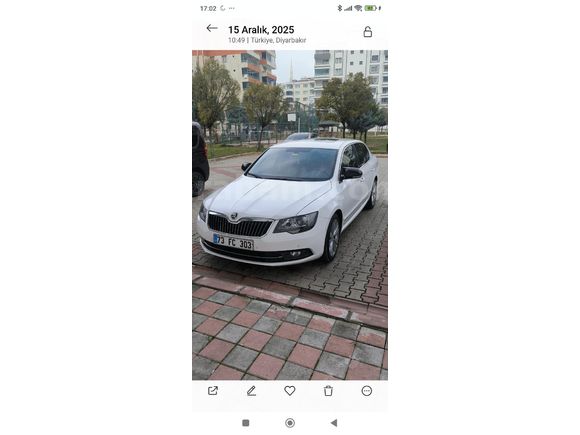 Sahibinden Skoda SuperB 1.6 TDI Elegance 2013 Model