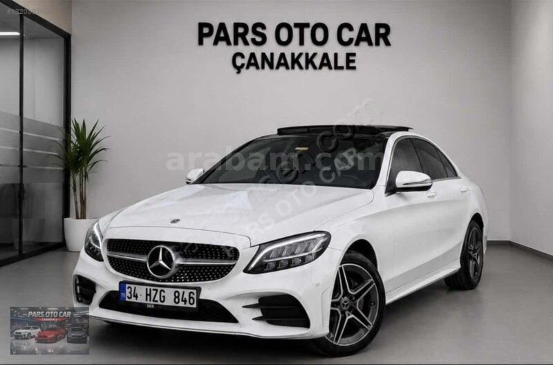 Galeriden Mercedes - Benz C 200 AMG 2018 Model Çanakkale 97.000 km Beyaz