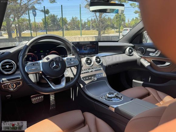 2021 C200 4MATİC AMG+SADECE 9.700KMDE+BOYASIZ+TABA