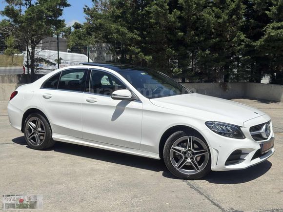 2021 C200 4MATİC AMG+SADECE 9.700KMDE+BOYASIZ+TABA