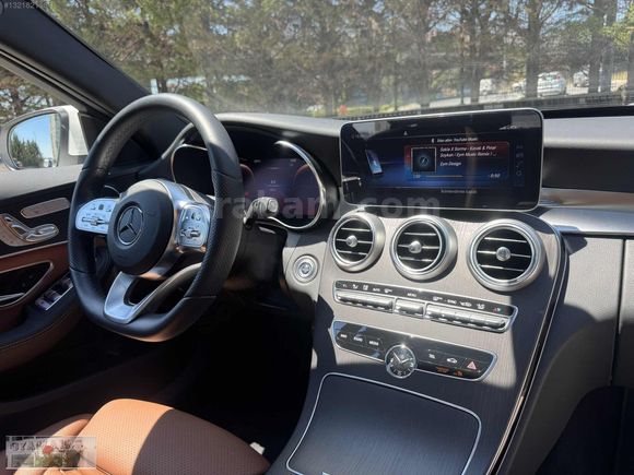 2021 C200 4MATİC AMG+SADECE 9.700KMDE+BOYASIZ+TABA