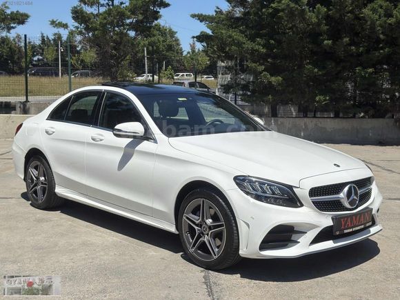 2021 C200 4MATİC AMG+SADECE 9.700KMDE+BOYASIZ+TABA