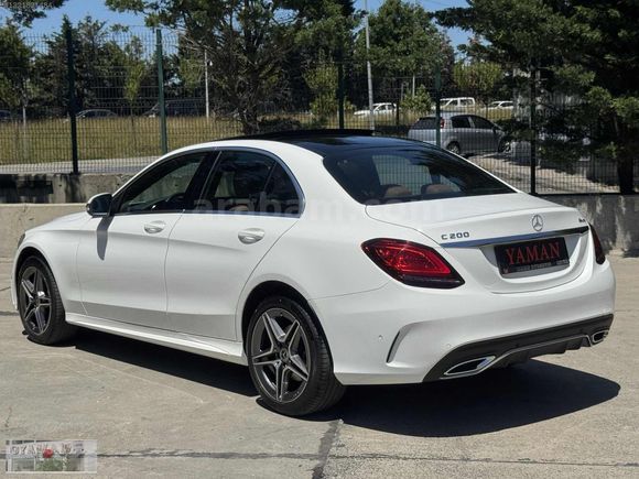 2021 C200 4MATİC AMG+SADECE 9.700KMDE+BOYASIZ+TABA