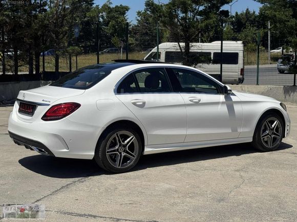 2021 C200 4MATİC AMG+SADECE 9.700KMDE+BOYASIZ+TABA