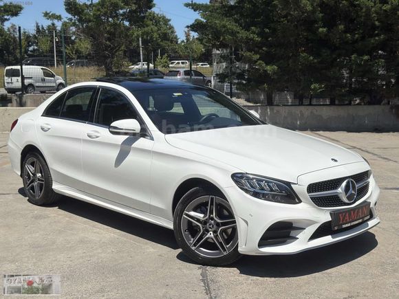 2021 C200 4MATİC AMG+SADECE 9.700KMDE+BOYASIZ+TABA
