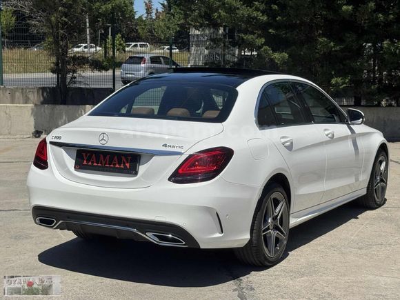2021 C200 4MATİC AMG+SADECE 9.700KMDE+BOYASIZ+TABA
