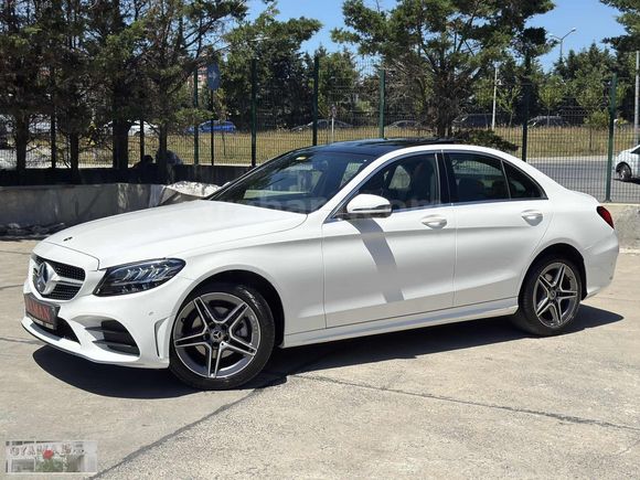 2021 C200 4MATİC AMG+SADECE 9.700KMDE+BOYASIZ+TABA
