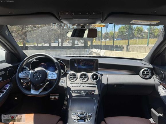 2021 C200 4MATİC AMG+SADECE 9.700KMDE+BOYASIZ+TABA