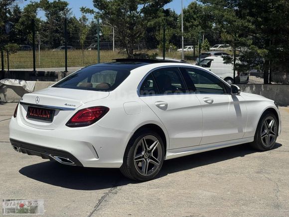 2021 C200 4MATİC AMG+SADECE 9.700KMDE+BOYASIZ+TABA