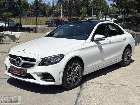 2021 C200 4MATİC AMG+SADECE 9.700KMDE+BOYASIZ+TABA