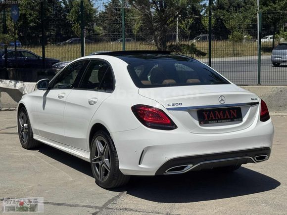 2021 C200 4MATİC AMG+SADECE 9.700KMDE+BOYASIZ+TABA