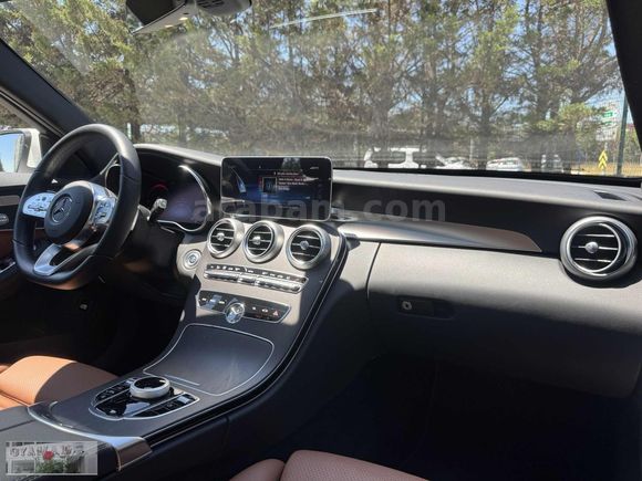 2021 C200 4MATİC AMG+SADECE 9.700KMDE+BOYASIZ+TABA