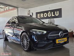 EROĞLU*2022 MERCEDES C200 4MATİC AMG BOYASIZ CAMTAVAN KARTTAKSİT