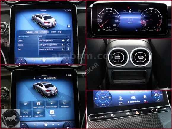 ASKAR OTOMOTİV'DEN 2023 MODEL C200 AMG 4MATİC-3D BURMESTER