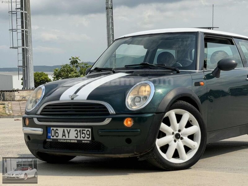 Galeriden Mini Cooper 1.6 Türkiye Paketi 2003 Model Samsun 179.000 km Yeşil