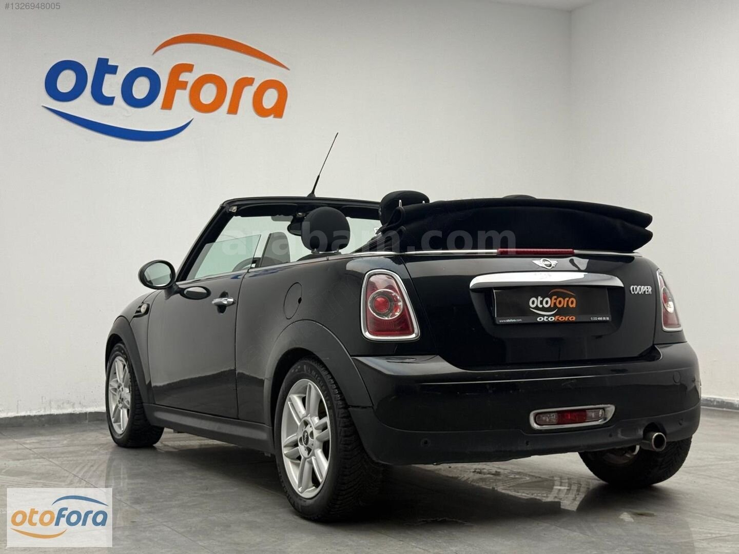 Galeriden Mini Cooper 1.6 Cabrio 2013 Model İzmir 181.572 km Siyah 6