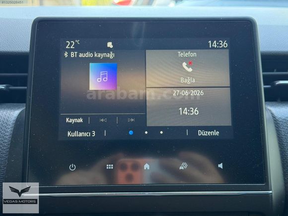 -VEGAS MOTORS-2021 RENAULT CLİO 1.0 TCE TOUCH BLUETOOTH CRUISE