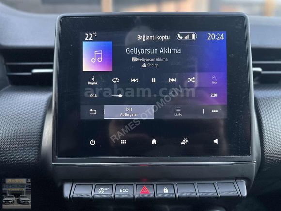 RAMES'TEN RENAULT CLİO 1.0TCE TOUCH - HATASIZ - LANSMAN RENK -