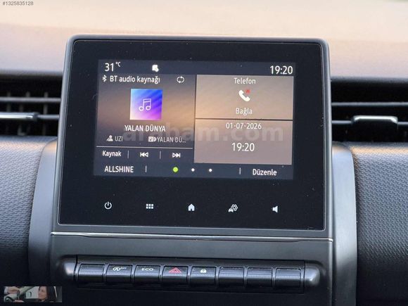 2021 MODEL FUL YETKİLİ SERVİS BAKIMLI 1.0 TCE TOUCH OTOMATİK