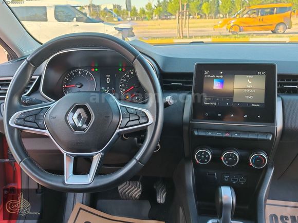 OSMANLI'DAN HATASİZ BOYASIZ TOUCH OTOMATİK CLIO KIRMIZI