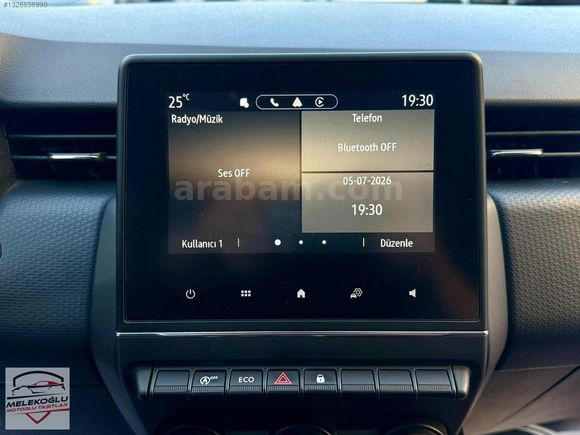 İLK ELDEN 3.PARÇA LOKAL BOYALI 2023 78 BİNDE OTOMATİK TOUCH CLİO