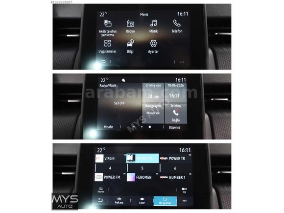 MYS AUTO'DAN 2021 CLİO TOUCH 1.0 TCe OTOMATİK HATASIZ TRAMERSİZ