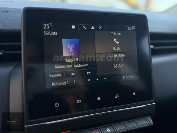 JORACARS RENAULT CLIO TOUCH CAR PLAY PARK SENSÖRÜ BOYASIZ