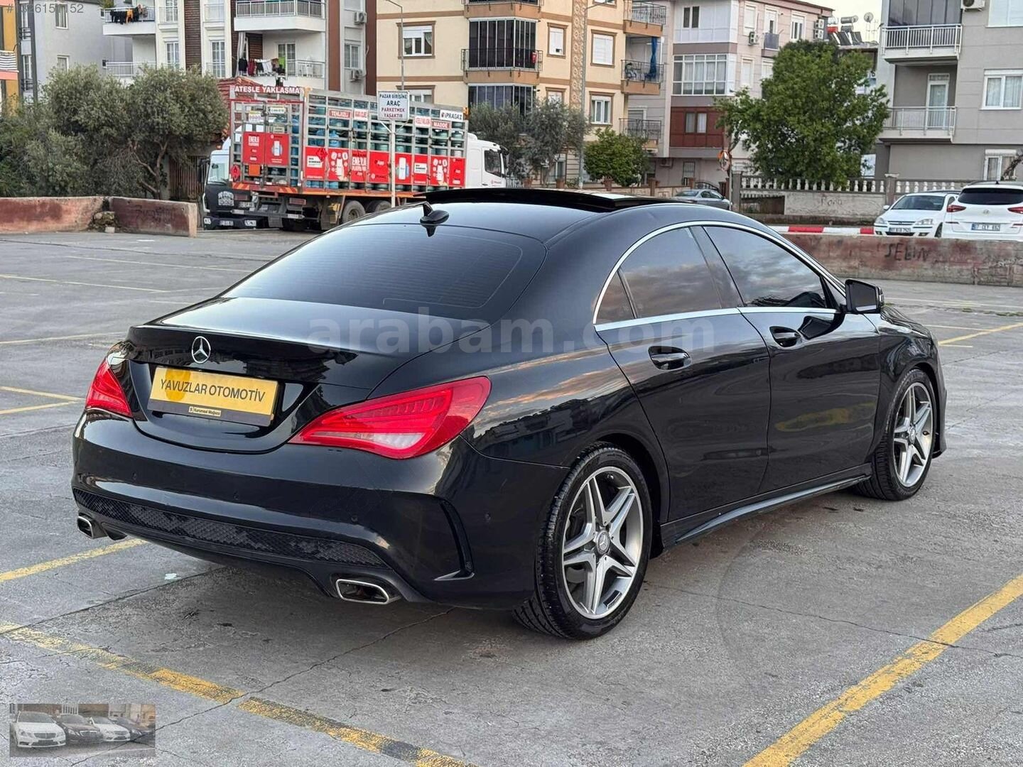 Galeriden Mercedes - Benz CLA 180 D AMG 2014 Model Antalya 298.000 km Siyah 5