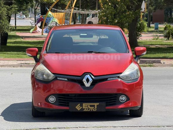 ECT'DEN 2015 HATASIZ 180.000 KMDE CLİO KIRMIZI