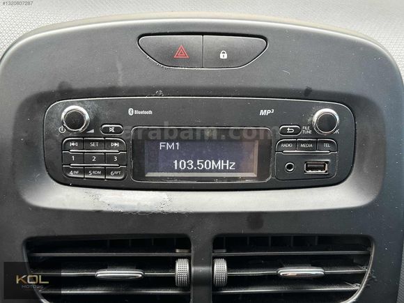 KOL MOTORS'DAN 2013 CLİO BENZİN LPG HATASIZ BOYASIZ 118KM