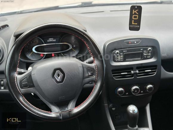 KOL MOTORS'DAN 2013 CLİO BENZİN LPG HATASIZ BOYASIZ 118KM
