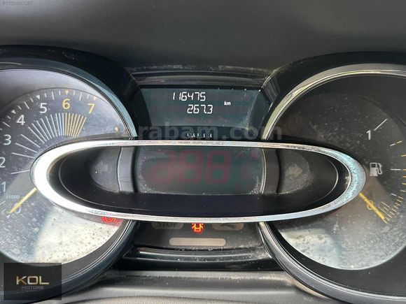 KOL MOTORS'DAN 2013 CLİO BENZİN LPG HATASIZ BOYASIZ 118KM