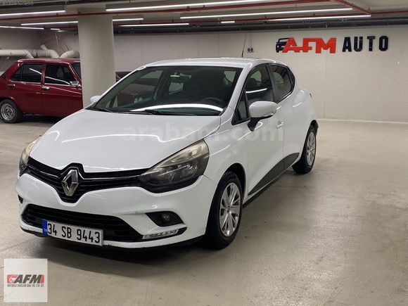 AFM'DEN 2017 MODEL DÜŞÜK KM'DE BOYA DEĞİŞENSİZ RENAULT CLİO JOY