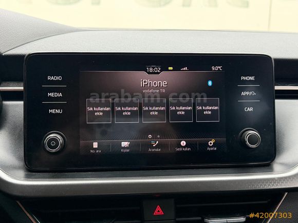 2020 MODEL SCALA 1.6 TDI PREMIUM K.AYNA-CAPLAY-ANH.GİRİŞ-CRUİSE