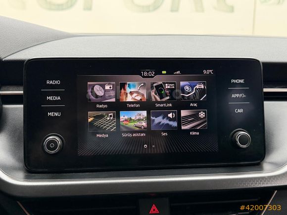 2020 MODEL SCALA 1.6 TDI PREMIUM K.AYNA-CAPLAY-ANH.GİRİŞ-CRUİSE