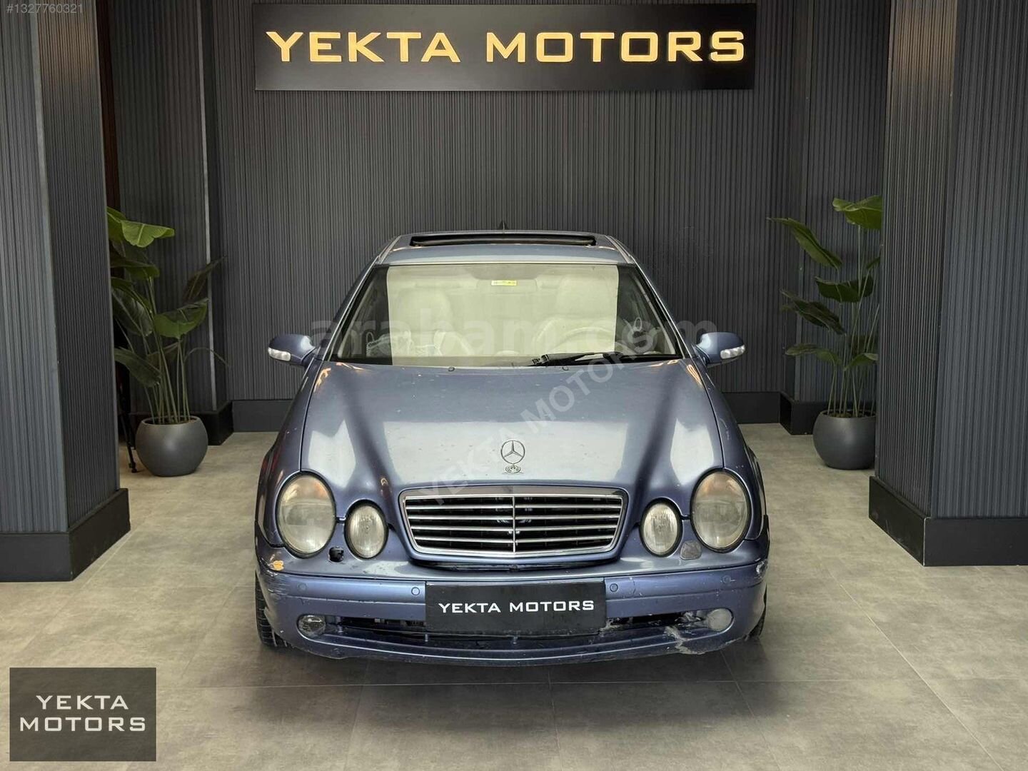 Galeriden Mercedes - Benz CLK 200 Kompressor Elegance 2001 Model İstanbul 300.000 km Mavi 7
