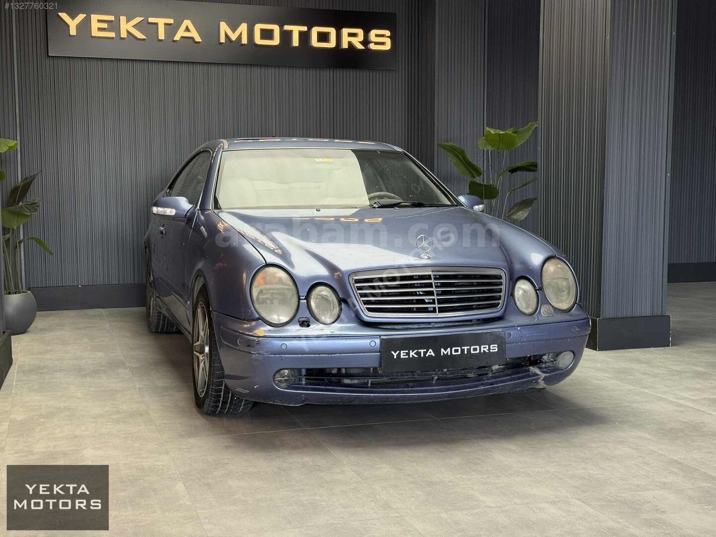 Galeriden Mercedes - Benz CLK 200 Kompressor Elegance 2001 Model İstanbul 300.000 km Mavi 5
