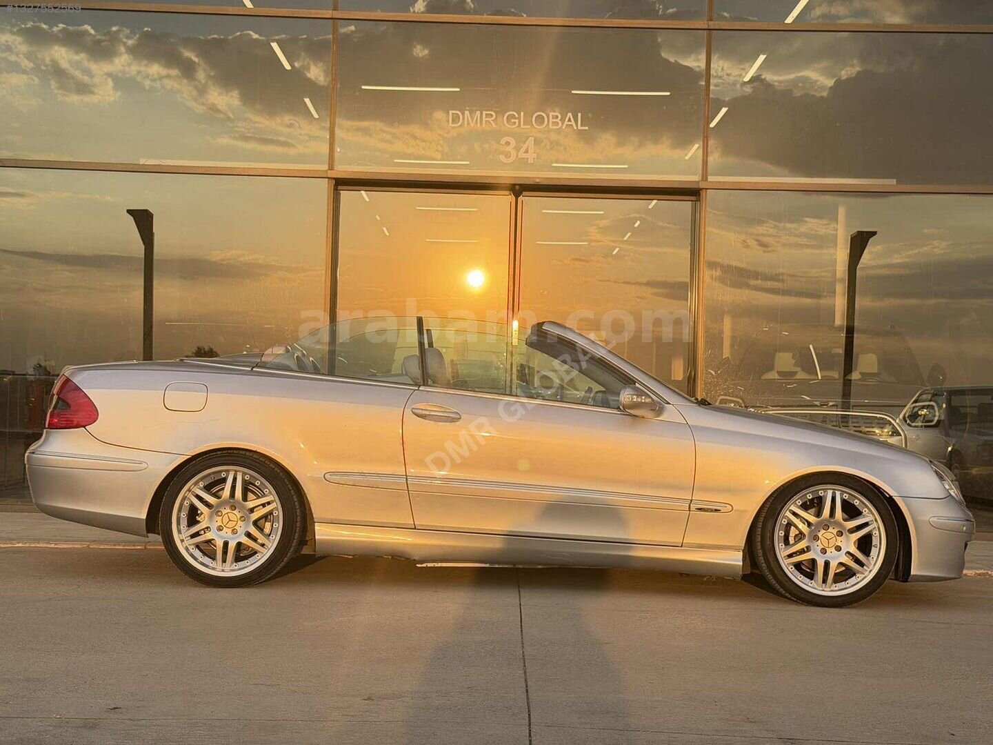 Galeriden Mercedes - Benz CLK 200 Kompressor Avantgarde 2003 Model Ankara 360.000 km Gri 4