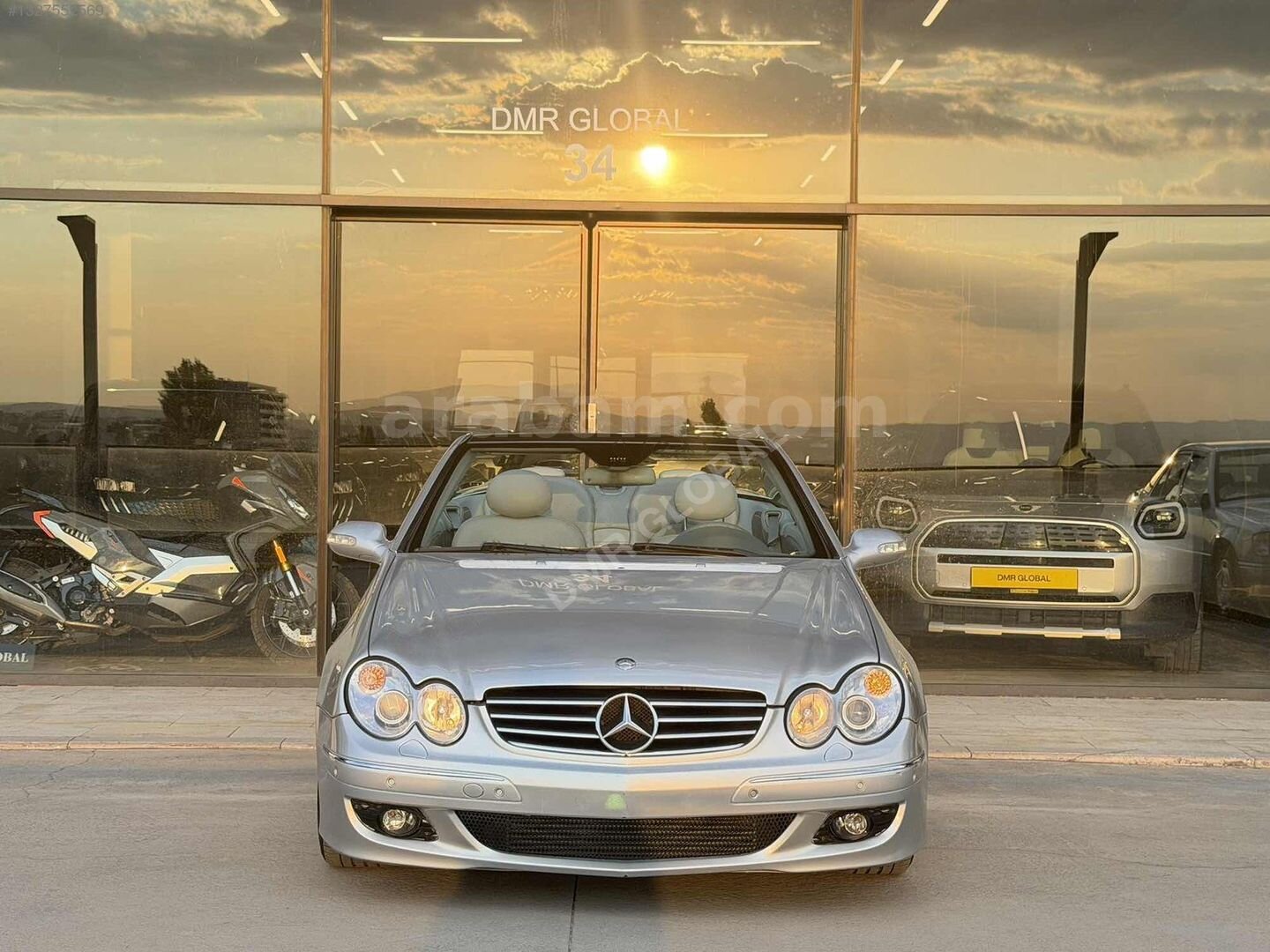 Galeriden Mercedes - Benz CLK 200 Kompressor Avantgarde 2003 Model Ankara 360.000 km Gri 2